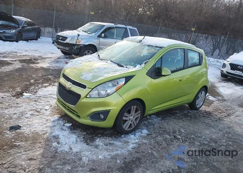 2013 Chevrolet Spark 1Lt Auto from USA, damaged, VIN KL8CD6S92DC504790